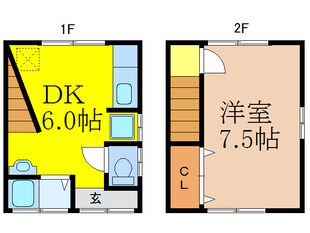 寺田貸家の物件間取画像